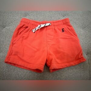 EUC JOULES SIZE 7 CORAL COTTON DRAWSTRING GIRLS SHORTS